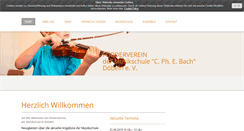 Desktop Screenshot of musikschule-doebeln.de