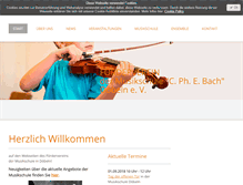 Tablet Screenshot of musikschule-doebeln.de